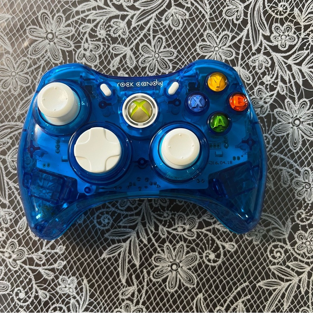 Rock & Candy Translucent Blue Controller